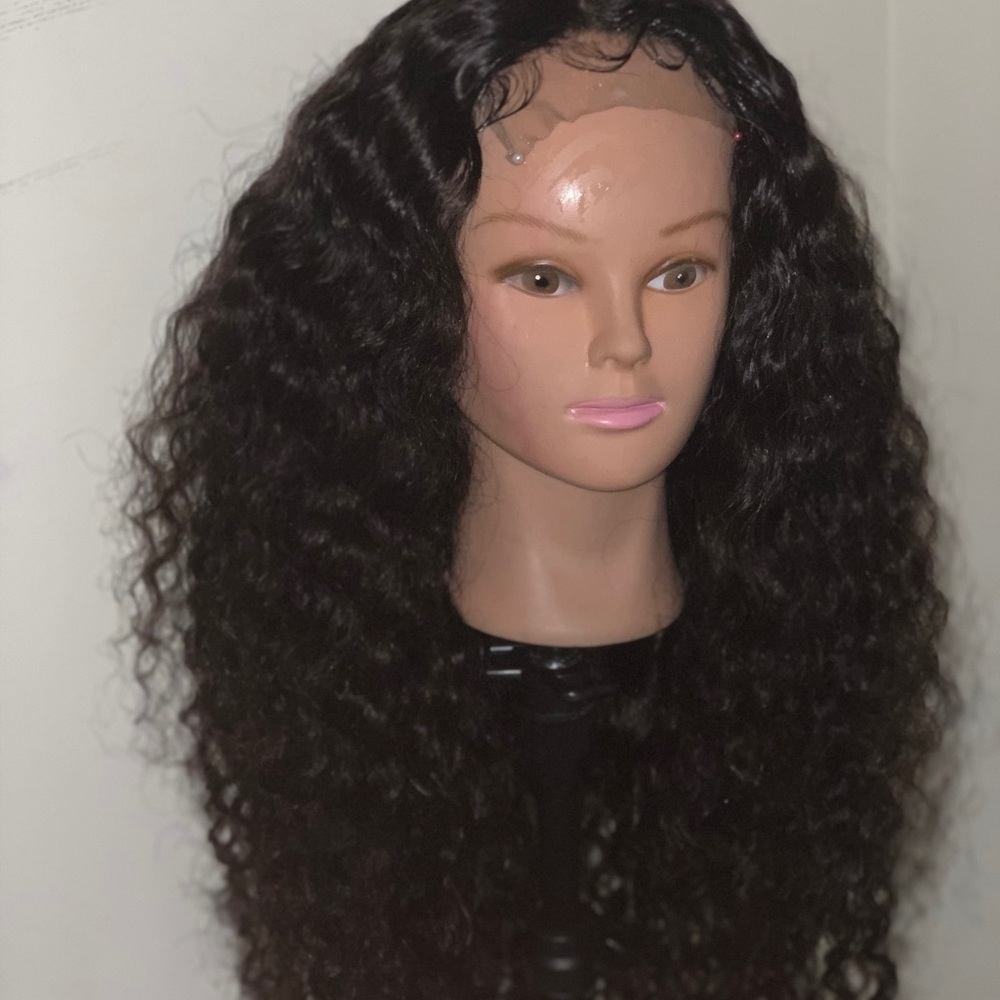 30 inch deep wave closure wig